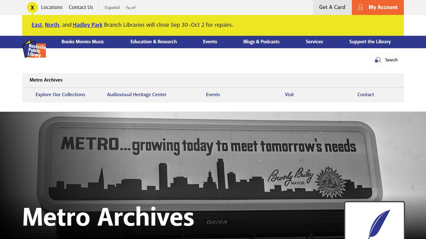 Metro Archives | Nashville Public Library